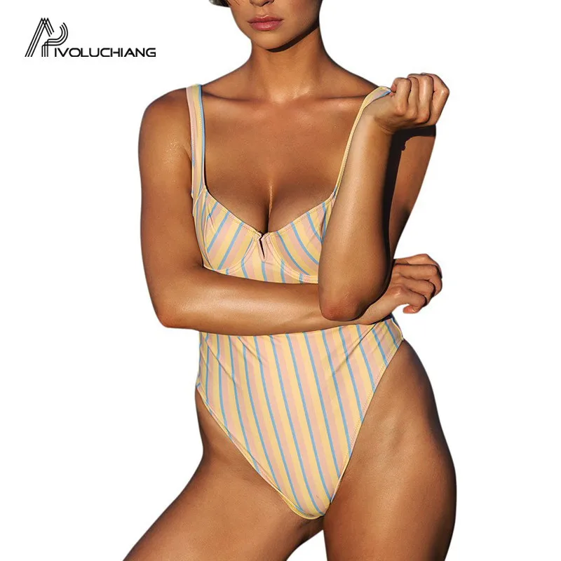 Women Sexy Striped Thong Bikini Monokini Swimsuit Swimwear Bathing Beachwear Bikinis 2019 Mujer One Piece Swim Suit
Women Sexy Striped Thong Bikini Monokini Swimsuit Swimwear Bathing Beachwear Bikinis 2019 Mujer One Piece Swim Suit