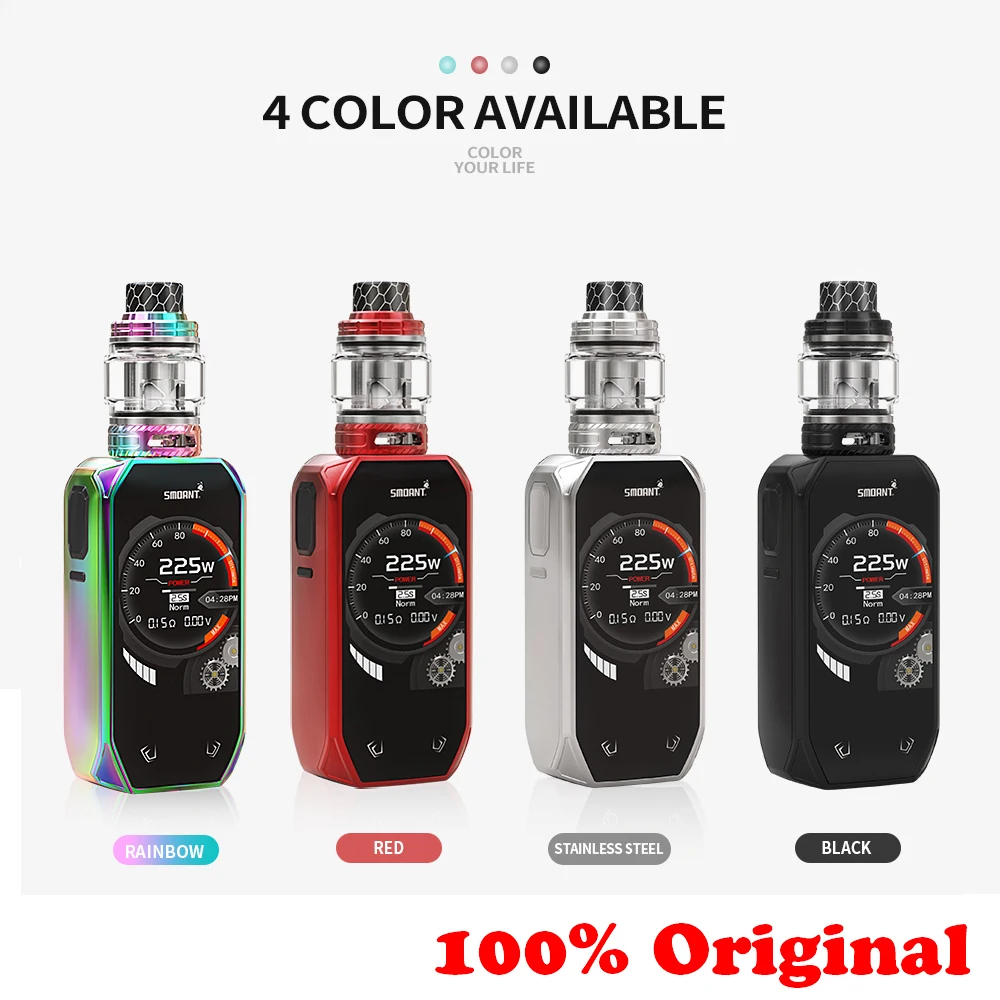 Smoant Naboo Mod & Smoant NabooTank 4ml Atomizer Vape Kit sub-ohm 225W 0.18ohm Core Coil Head without 18650 battery E Cig
Smoant Naboo Mod & Smoant NabooTank 4ml Atomizer Vape Kit sub-ohm 225W 0.18ohm Core Coil Head without 18650 battery E Cig