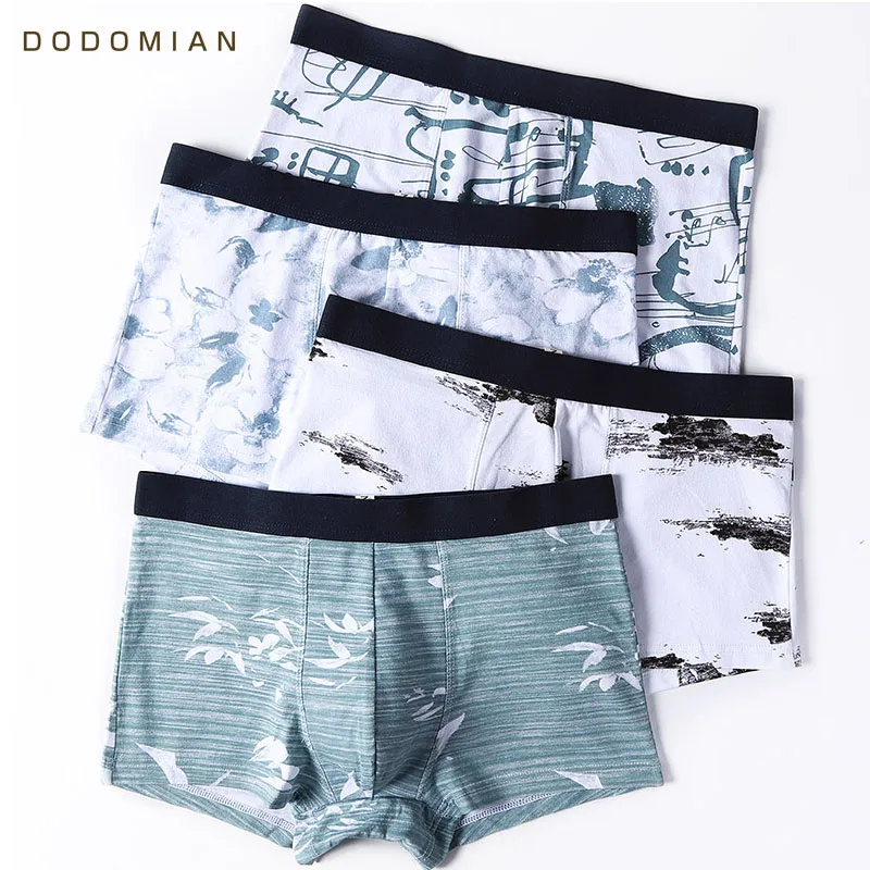 Men Underwear Boxer Hombre Chinese Style Ink Painting Mens Boxershorts 4pcs/lot Cotton Panties Shorts Boxers Male Underpants
Men Underwear Boxer Hombre Chinese Style Ink Painting Mens Boxershorts 4pcs/lot Cotton Panties Shorts Boxers Male Underpants