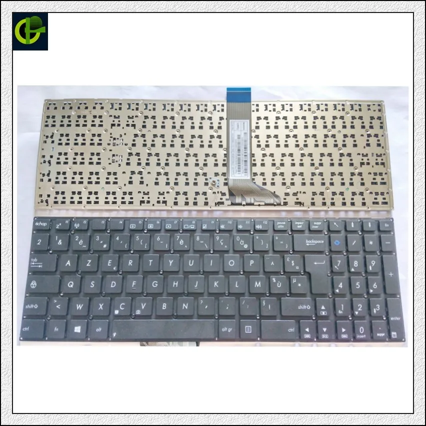 

French Keyboard For ASUS X551C X551M X551MAV F551 F551C F551CA F551M F551MA F551MAV R512 R512C R512M R512CA Black FR AZERTY