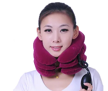 Portable home cervical traction cervical disease therapy device full velvet inflatable cervical collar neck care
Portable home cervical traction cervical disease therapy device full velvet inflatable cervical collar neck care