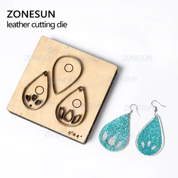 ZONESUN T11 Custom Cut Out Leather Earring Cutting Die Steel Rule Die Leather Tools For Die Cutting Machine Press
ZONESUN T11 Custom Cut Out Leather Earring Cutting Die Steel Rule Die Leather Tools For Die Cutting Machine Press