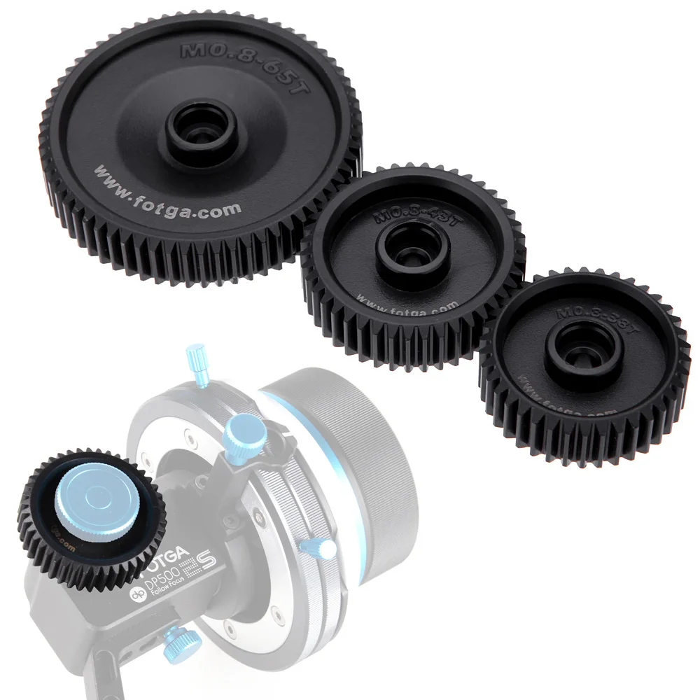 Fogta Standard 38T 43T 65T 0.8 Mod Pitch Gear Set for DP500II S 2S DP3000 Follow Focus
Fogta Standard 38T 43T 65T 0.8 Mod Pitch Gear Set for DP500II S 2S DP3000 Follow Focus