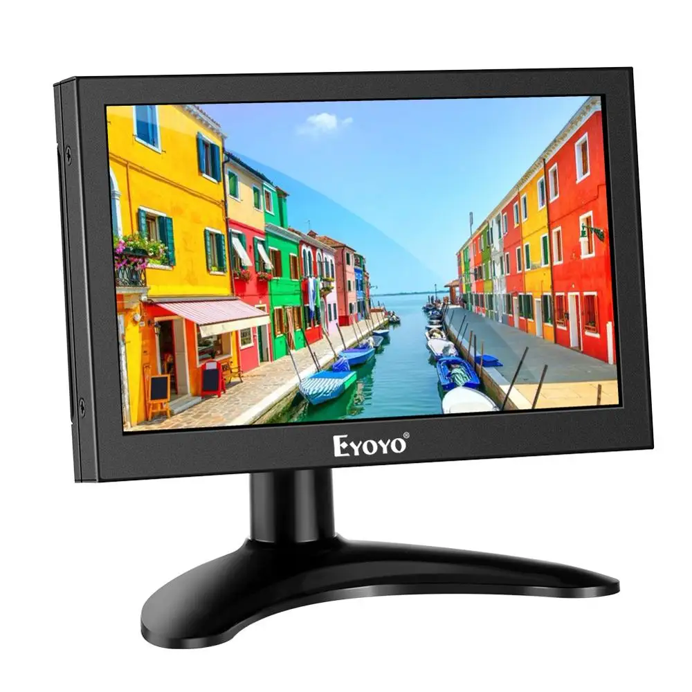 Eyoyo 7 inch Portable 1280x800 IPS HDMI TV Monitor Portable LCD Screen Display AV/USB Input for PC CCTV Camera Monitor
Eyoyo 7 inch Portable 1280x800 IPS HDMI TV Monitor Portable LCD Screen Display AV/USB Input for PC CCTV Camera Monitor