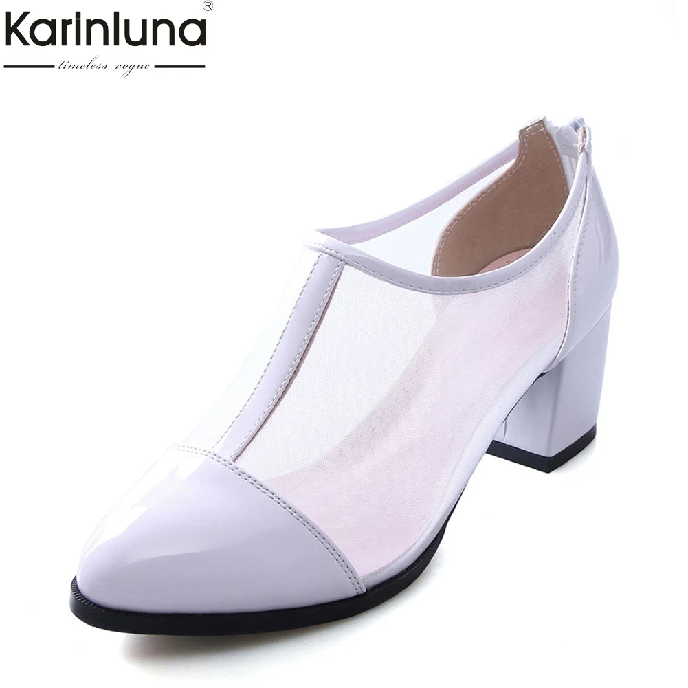 KarinLuna new New Fashion plus size 30-43 Chunky Heels Zip Up Summer Pumps Woman Shoes Wholesale Hot Sale Shoes Woman Pumps
KarinLuna new New Fashion plus size 30-43 Chunky Heels Zip Up Summer Pumps Woman Shoes Wholesale Hot Sale Shoes Woman Pumps