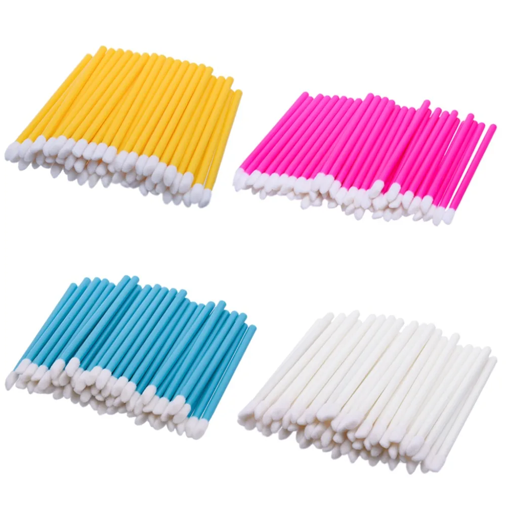 New 50pcs Disposable Lip Brush Gloss Wands Applicator Makeup Cosmetic Tool Beauty Whit/Pink/Blue/Yellow
New 50pcs Disposable Lip Brush Gloss Wands Applicator Makeup Cosmetic Tool Beauty Whit/Pink/Blue/Yellow