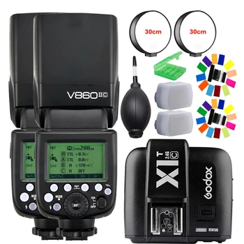 2pcs Godox Flash V860II Li-Battery E-TTL HSS 1/8000s Bateria Camera Flash Speedlite V860IIC + XIT-C for Canon DSLR + Gift kit
2pcs Godox Flash V860II Li-Battery E-TTL HSS 1/8000s Bateria Camera Flash Speedlite V860IIC + XIT-C for Canon DSLR + Gift kit