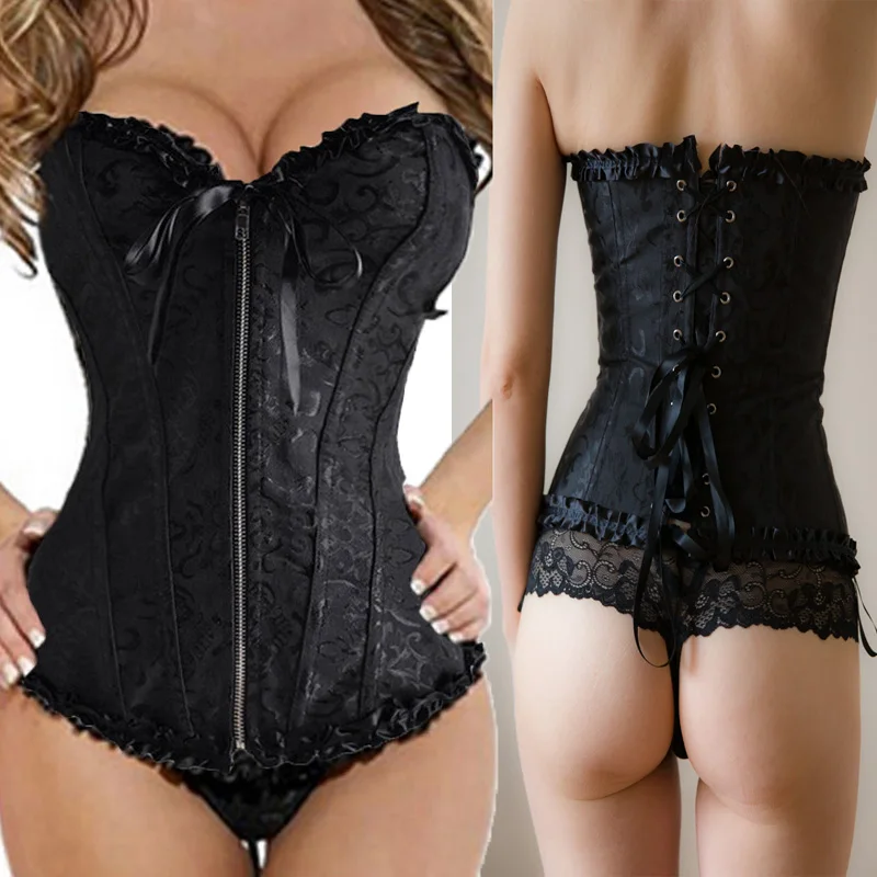 Корсаж с перекрестной лентой Avanua Tiffany corset black, черные S/M 03249S/M - Avanua - Эротические корсеты и бюстье - Купить