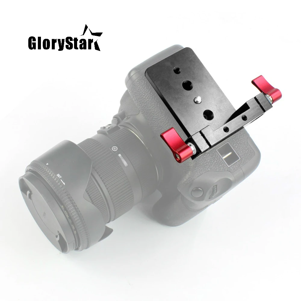 Tripod Mount Plate Base Mount Adapter Rod Clamp Railblock Block for 15mm Rod Support 5D2 5D3 550D DSLR Camera with 1/4 3/8 Hole
Tripod Mount Plate Base Mount Adapter Rod Clamp Railblock Block for 15mm Rod Support 5D2 5D3 550D DSLR Camera with 1/4 3/8 Hole