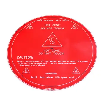 Delta Rostock MK2Y Round Heatbed Similar to MK3 3D-printer PCB Heated Bed Plate Reprap Heating Diameter 200mm
Delta Rostock MK2Y Round Heatbed Similar to MK3 3D-printer PCB Heated Bed Plate Reprap Heating Diameter 200mm