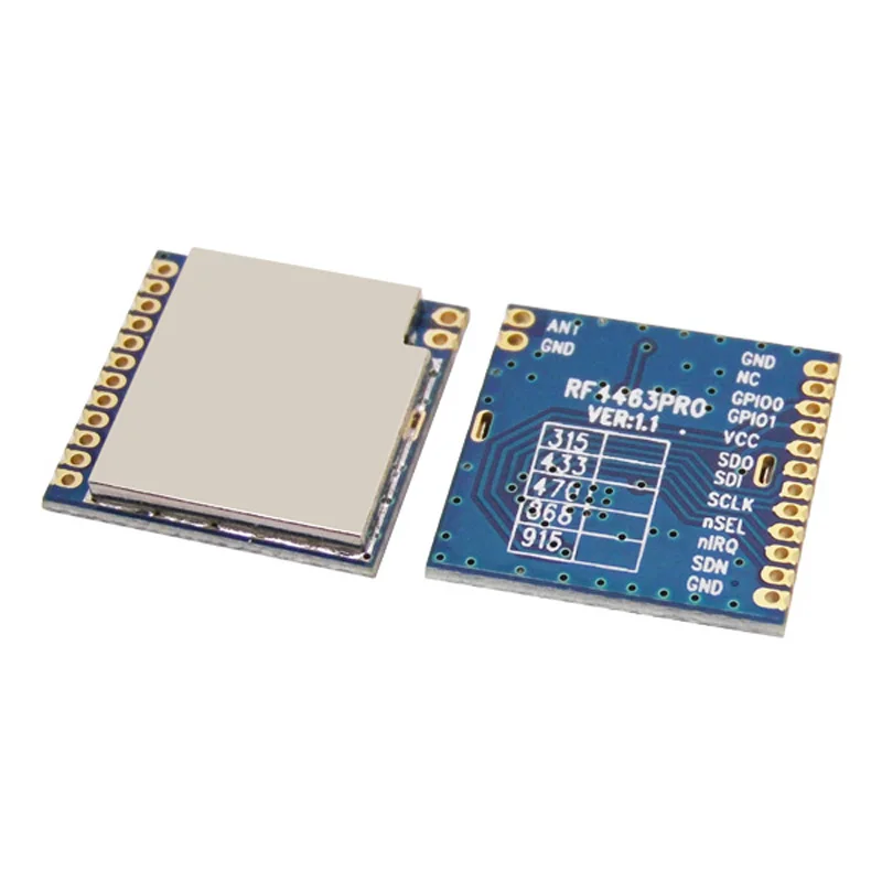 G-NiceRF 10PCS RF4463PRO High Power Wireless Transceiver Module with High Performance Si4463 315mhz RF Transmitter and Receiver
G-NiceRF 10PCS RF4463PRO High Power Wireless Transceiver Module with High Performance Si4463 315mhz RF Transmitter and Receiver