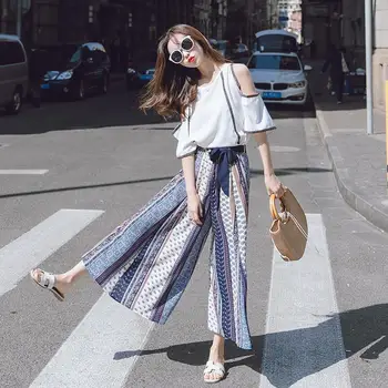 Striped Wide Legged Two Piece Set Top And Pants Palazzo Ensemble Femme Survetement Sash Conjunto Feminino Tracksuit Women
Striped Wide Legged Two Piece Set Top And Pants Palazzo Ensemble Femme Survetement Sash Conjunto Feminino Tracksuit Women