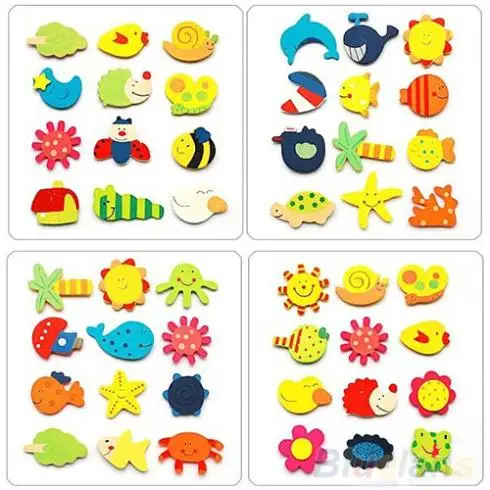 12pcs Colorful Kids Baby Wood Cartoon Fridge Magnet Child Kids Educational Toys 1Q3H 3RT1
12pcs Colorful Kids Baby Wood Cartoon Fridge Magnet Child Kids Educational Toys 1Q3H 3RT1