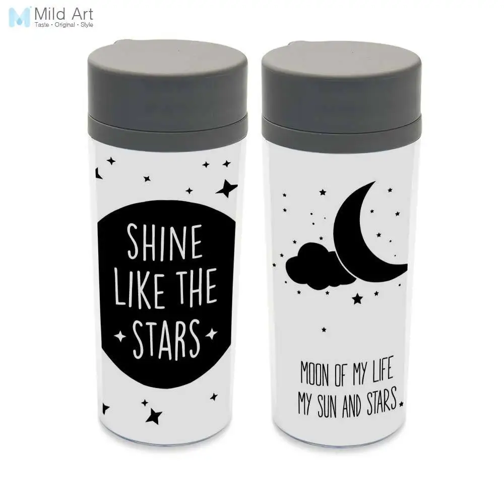 Clear Personalized BPA Free Plastic Insulated Modern Nordic Black White Stars Moon Love Quotes Kids Water Bottles 300ml Gifts
Clear Personalized BPA Free Plastic Insulated Modern Nordic Black White Stars Moon Love Quotes Kids Water Bottles 300ml Gifts