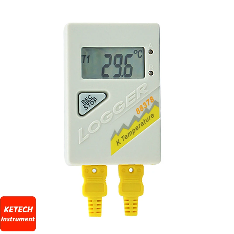 Dual Channel Temperature Thermometer Detector Logger 
Dual Channel Temperature Thermometer Detector Logger