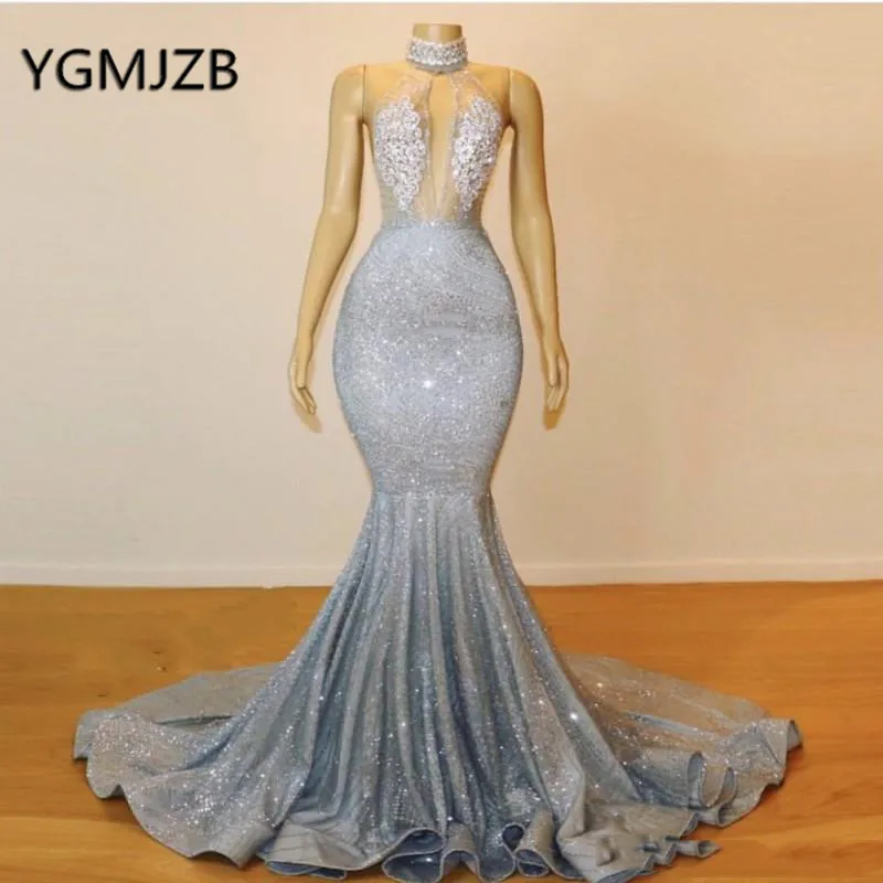Long Sexy Prom Dress 2019 Mermaid Glitter Sequin Backless Halter Neck African Black Girls Arabic Formal Evening Party Gowns
Long Sexy Prom Dress 2019 Mermaid Glitter Sequin Backless Halter Neck African Black Girls Arabic Formal Evening Party Gowns