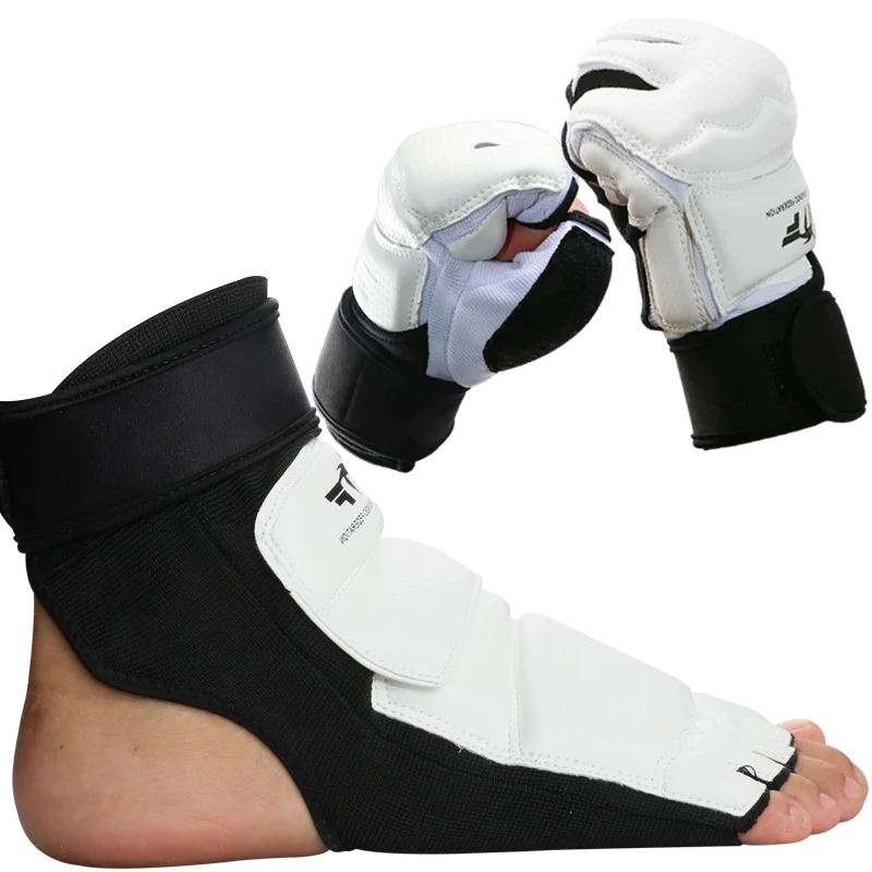 2016 New 1 Pair Taekwondo foot protector hand gloves guard XS S M L XL Size Karate Hand Protector MMA foot Spar Gear foot guard
2016 New 1 Pair Taekwondo foot protector hand gloves guard XS S M L XL Size Karate Hand Protector MMA foot Spar Gear foot guard