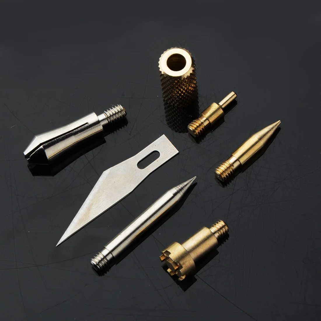 Tool 6 pcs/ Set Wood Burning Pen Set Welding Tips & Stencil Set Soldering Iron Carving Tools For DIY
Tool 6 pcs/ Set Wood Burning Pen Set Welding Tips & Stencil Set Soldering Iron Carving Tools For DIY