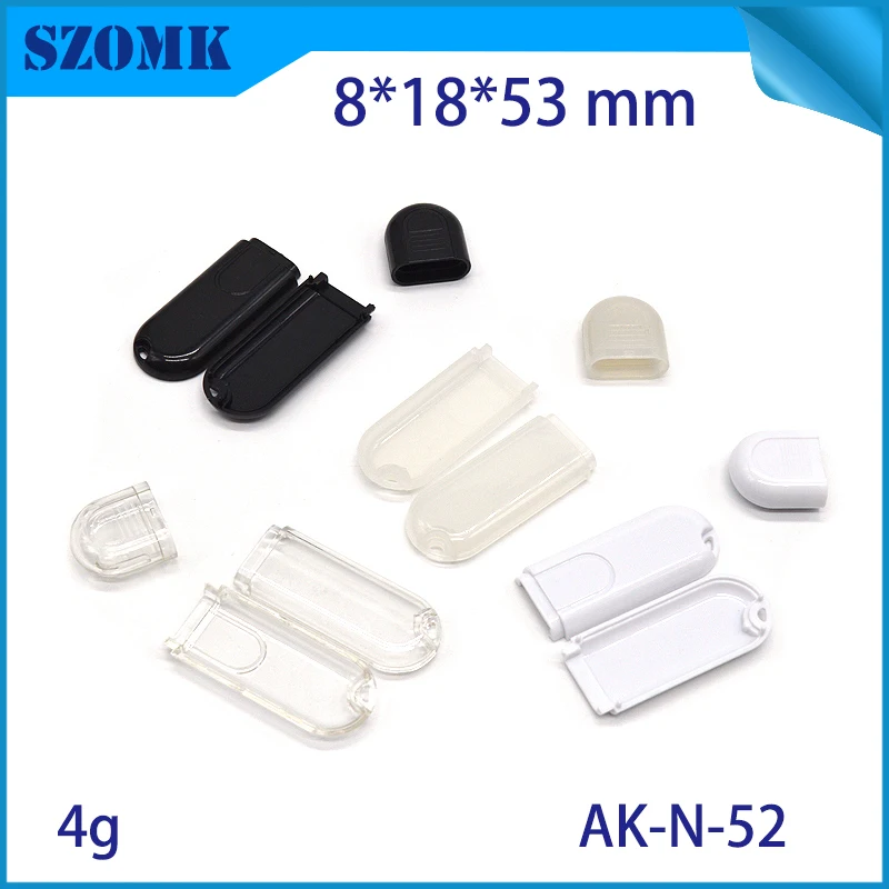 szomk plastic box for electronic usb control box diy small usb stick enclosure project box plastic housing usb stick flash drive instrument case (5)