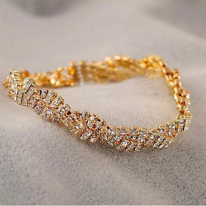 Korean Jewelry Fashion Exquisite All-round Shiny Crystal Bracelet 2017 New Lady Gift Free Shipping
Korean Jewelry Fashion Exquisite All-round Shiny Crystal Bracelet 2017 New Lady Gift Free Shipping