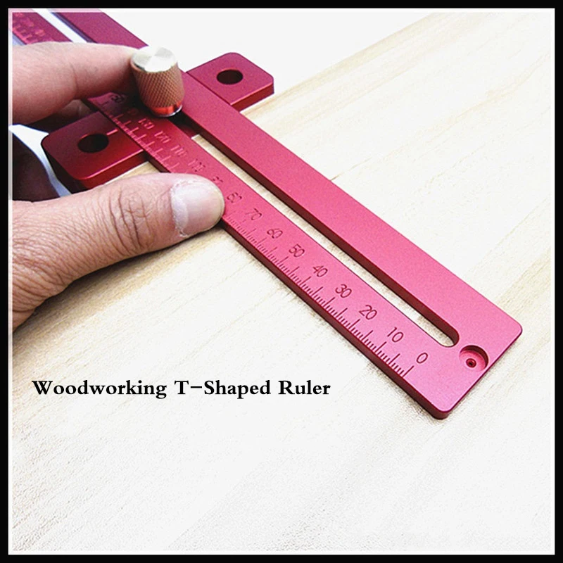 Aluminum Alloy Ruler Woodworking T-Shaped Cave Ruler Measuring Tool Scribing Device Woodworking DIY Tools
Aluminum Alloy Ruler Woodworking T-Shaped Cave Ruler Measuring Tool Scribing Device Woodworking DIY Tools