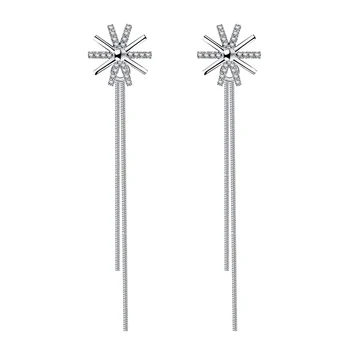 XIYANIKE Sunshine jewelry Zircon Crystal Flowers Long Earrings For Women Gift Fashion Tassel Earrings boucle d'oreille VES6668
XIYANIKE Sunshine jewelry Zircon Crystal Flowers Long Earrings For Women Gift Fashion Tassel Earrings boucle d'oreille VES6668