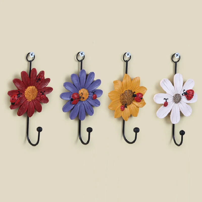 Home Flower Ladybug Coat Storage Hook Holder Hat Resin Iron Clothes Key Wall Door Mount Kitchen Bathroom Hanger Decorate
Home Flower Ladybug Coat Storage Hook Holder Hat Resin Iron Clothes Key Wall Door Mount Kitchen Bathroom Hanger Decorate