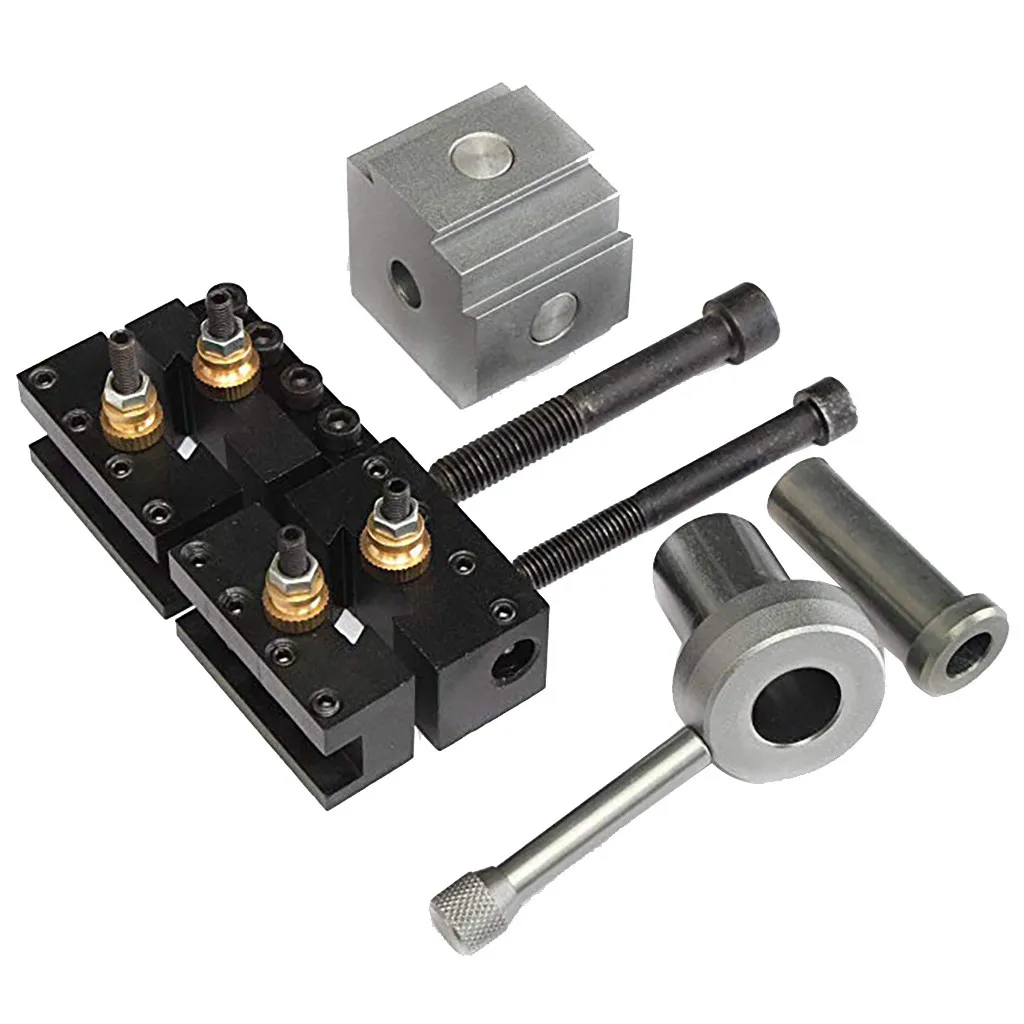 Multifunction Mini Quick Change Tool Post Set For 7x10 7x12 7x14 Table Hobby Lathes Drop Shipping Shipped Within 36 Hours
Multifunction Mini Quick Change Tool Post Set For 7x10 7x12 7x14 Table Hobby Lathes Drop Shipping Shipped Within 36 Hours