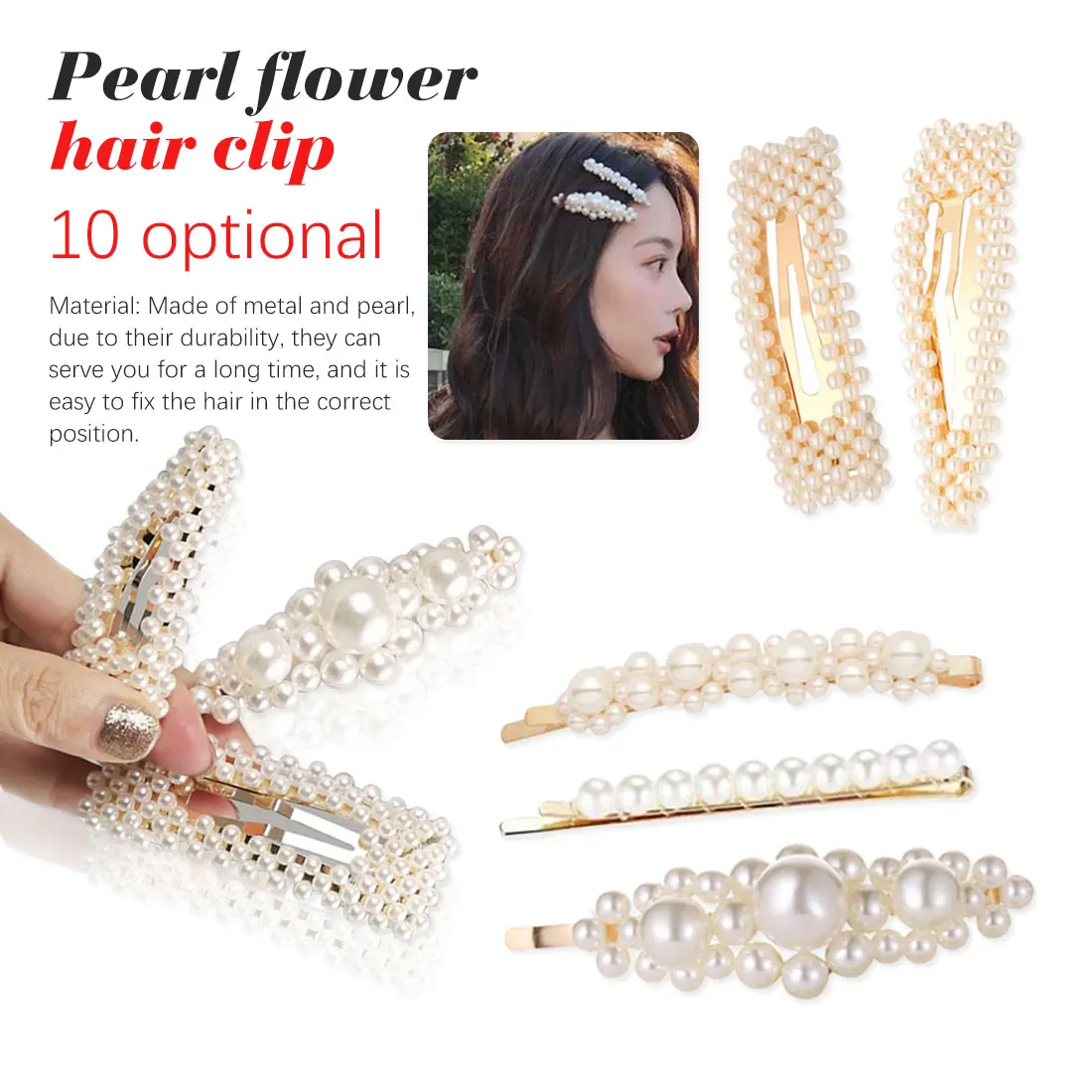 1Pcs/Set Pearl Metal Hair Clip Hairband Comb Bobby Pin Barrette Hairpin Headdress Accessories Beauty Styling Tools New Arrival
1Pcs/Set Pearl Metal Hair Clip Hairband Comb Bobby Pin Barrette Hairpin Headdress Accessories Beauty Styling Tools New Arrival