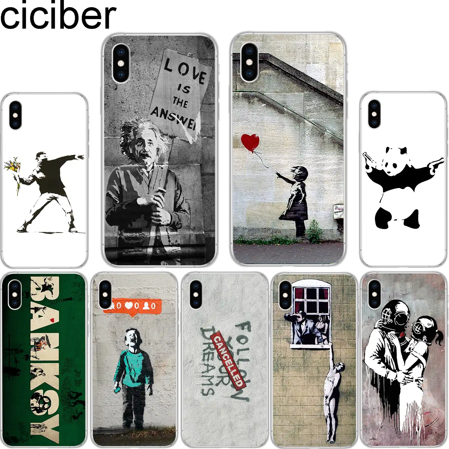 coque iphone 6 bansky