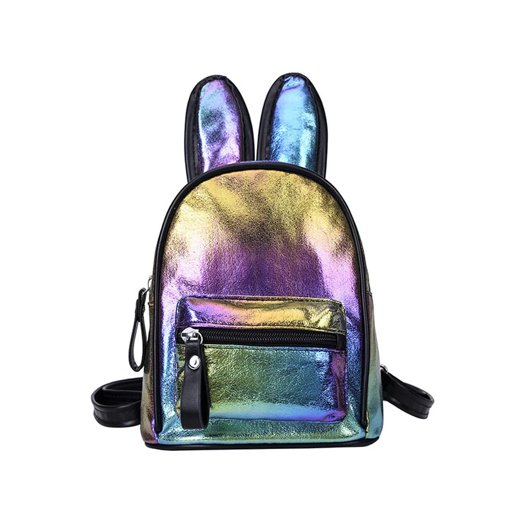 Laser Rabbit Ear Casual Children Backpack Little Girls Fashion Cute Colorful Multicolor Waterproof Backpack Glitter schoolbags
Laser Rabbit Ear Casual Children Backpack Little Girls Fashion Cute Colorful Multicolor Waterproof Backpack Glitter schoolbags
