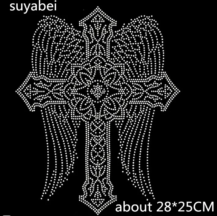 2pc/lot angel wings iron on rhinestone transfer designs hot fix rhinestone motif design stones patches for shirt
2pc/lot angel wings iron on rhinestone transfer designs hot fix rhinestone motif design stones patches for shirt