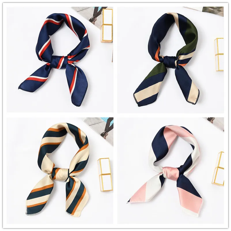 50x50 cm Women Scarf Summer Fashion Neckerchief Air Hostess Scarf Square Scarves For Ladies Satin Silk Scarf Head Band Neck Tie
50x50 cm Women Scarf Summer Fashion Neckerchief Air Hostess Scarf Square Scarves For Ladies Satin Silk Scarf Head Band Neck Tie