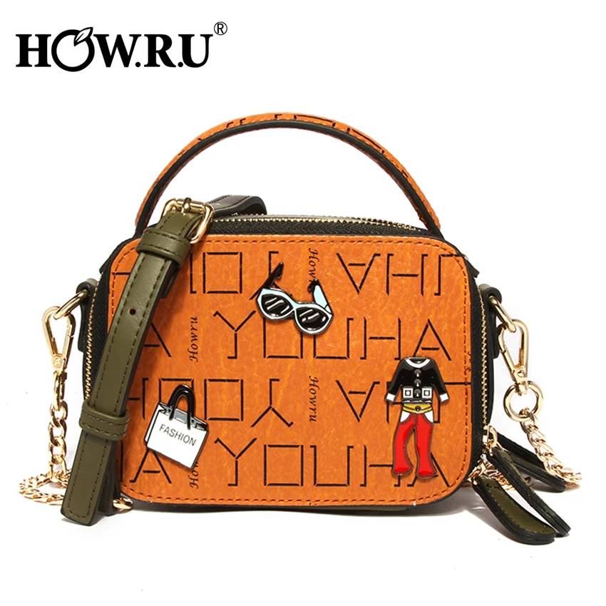 HOWRU Brand Small Camera Purse Shoulder Bags Woman Square Mini Handbags Designer PU Leather Chains Crossbody Bags for Girls
HOWRU Brand Small Camera Purse Shoulder Bags Woman Square Mini Handbags Designer PU Leather Chains Crossbody Bags for Girls