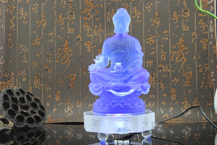GOOD figure Buddha HOME efficacious Talisman Protection # Retro Tibetan Medicine Guru Buddha Colored Glaze crystal Buddha statue
GOOD figure Buddha HOME efficacious Talisman Protection # Retro Tibetan Medicine Guru Buddha Colored Glaze crystal Buddha statue