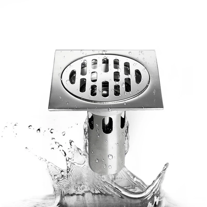 Stainless Steel Shower Drain Square Thick Floor Drain Anti-Odor Bathroom Toilet Kitchen Balcony Sink Mop Pool Floor Drain Tool
Stainless Steel Shower Drain Square Thick Floor Drain Anti-Odor Bathroom Toilet Kitchen Balcony Sink Mop Pool Floor Drain Tool