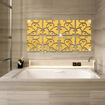 Wholesale 32pcs/lot 3D Vinyl Mirror Wall Stickers Portable Gold Silver Art Acrylic Tile Decal Home Wall TV Background Decor
Wholesale 32pcs/lot 3D Vinyl Mirror Wall Stickers Portable Gold Silver Art Acrylic Tile Decal Home Wall TV Background Decor