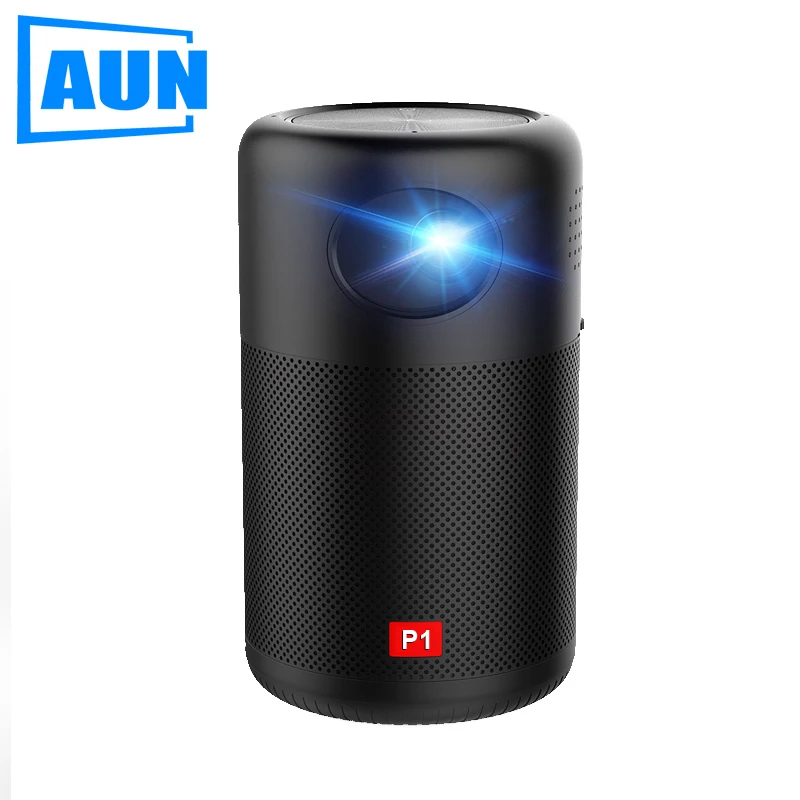 AUN Portable Projector P1, 7800mAH Battery Android (1G+16G) HIFI Speaker for 3D LED beamer. Support 4K home cinema
AUN Portable Projector P1, 7800mAH Battery Android (1G+16G) HIFI Speaker for 3D LED beamer. Support 4K home cinema