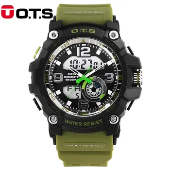 OTS New LED Men's Military Digital Watch Men Sports Watches Waterproof Hiking Outdoor Casual Wristwatch
OTS New LED Men's Military Digital Watch Men Sports Watches Waterproof Hiking Outdoor Casual Wristwatch