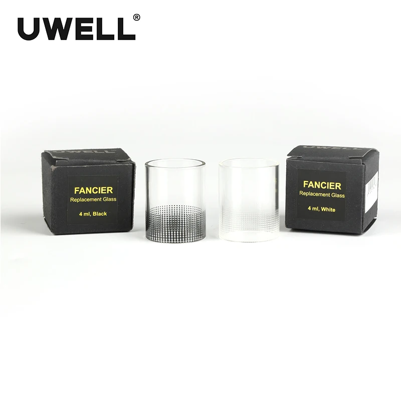 UWELL FANCIER Pyrex Glass Tube 4ml for FANCIER Tank Atomizer Replacement Parts Electronic Cigarette Pure Glass Tube
UWELL FANCIER Pyrex Glass Tube 4ml for FANCIER Tank Atomizer Replacement Parts Electronic Cigarette Pure Glass Tube