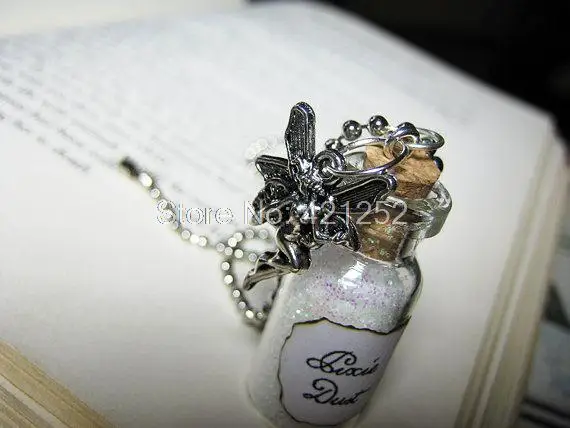 12pcs/lot Pixie Dust Necklace Fairy Dust Charm Pixies Fairy Tale Glitter Pendant silver tone
12pcs/lot Pixie Dust Necklace Fairy Dust Charm Pixies Fairy Tale Glitter Pendant silver tone