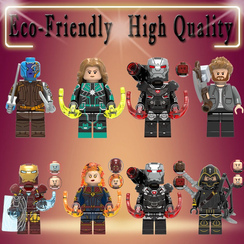 super hero Avengers 4 Iron Man Nebula Thor War Machine Captain Marvel Hawkeye End game Building Blocks Toys for Children X0258
super hero Avengers 4 Iron Man Nebula Thor War Machine Captain Marvel Hawkeye End game Building Blocks Toys for Children X0258