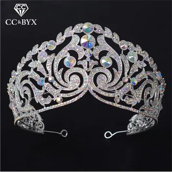 CC tiaras and crowns luxury big crown pageant rhinestone baroque style wedding hair accessories for bridal fine jewelry HG532
CC tiaras and crowns luxury big crown pageant rhinestone baroque style wedding hair accessories for bridal fine jewelry HG532