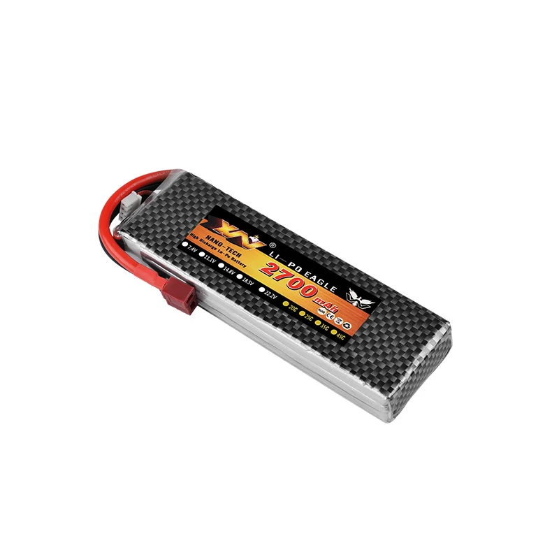 Мощность 7 4 V 11 1 14 8 22 2 2700mAh 35C 2S 3S 4S 6S аккумуляторная батарея Lipo XT60 T другой разъем
