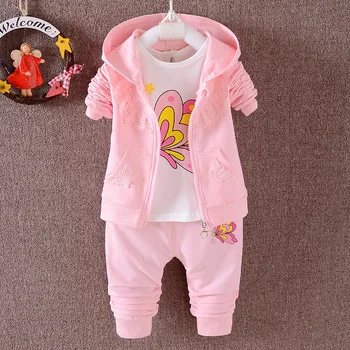 (4 sets/lot) Butterfly Pattern T-shirt & Lace Hoodies & Bottoms 3 PCs Girls Clothing Sets Kids Spring Clothes 121214
(4 sets/lot) Butterfly Pattern T-shirt & Lace Hoodies & Bottoms 3 PCs Girls Clothing Sets Kids Spring Clothes 121214