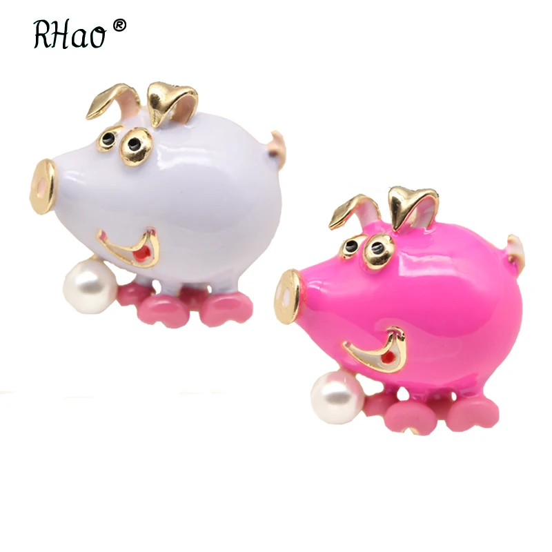 RHao Lovely Enamel animal pins Pig Brooches for Women Girls Sweater Coat Jewelry Corsage Scarf clips Accessories Cute Pig broach
RHao Lovely Enamel animal pins Pig Brooches for Women Girls Sweater Coat Jewelry Corsage Scarf clips Accessories Cute Pig broach