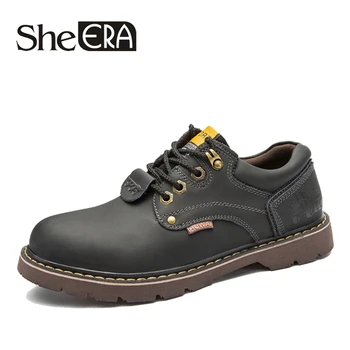 Botas Hombre Brand 2019 Cow Leather Men Ankle Boots Autumn Winter Men Boots Lace-Up Safety Work Men Casual Boots Winter Shoes
Botas Hombre Brand 2019 Cow Leather Men Ankle Boots Autumn Winter Men Boots Lace-Up Safety Work Men Casual Boots Winter Shoes