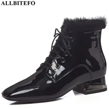 ALLBITEFO real genuine leather women boots fashion Autumn Winter Pure color ankle boots comfortable breathable high heel boots
ALLBITEFO real genuine leather women boots fashion Autumn Winter Pure color ankle boots comfortable breathable high heel boots
