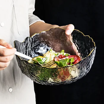 1.5L Shaped Glass Salad Bowl Girl Heart Creative Heat-resistant Glass Salad Plate Tableware Home Transparent F Vegetables Fruit
1.5L Shaped Glass Salad Bowl Girl Heart Creative Heat-resistant Glass Salad Plate Tableware Home Transparent F Vegetables Fruit