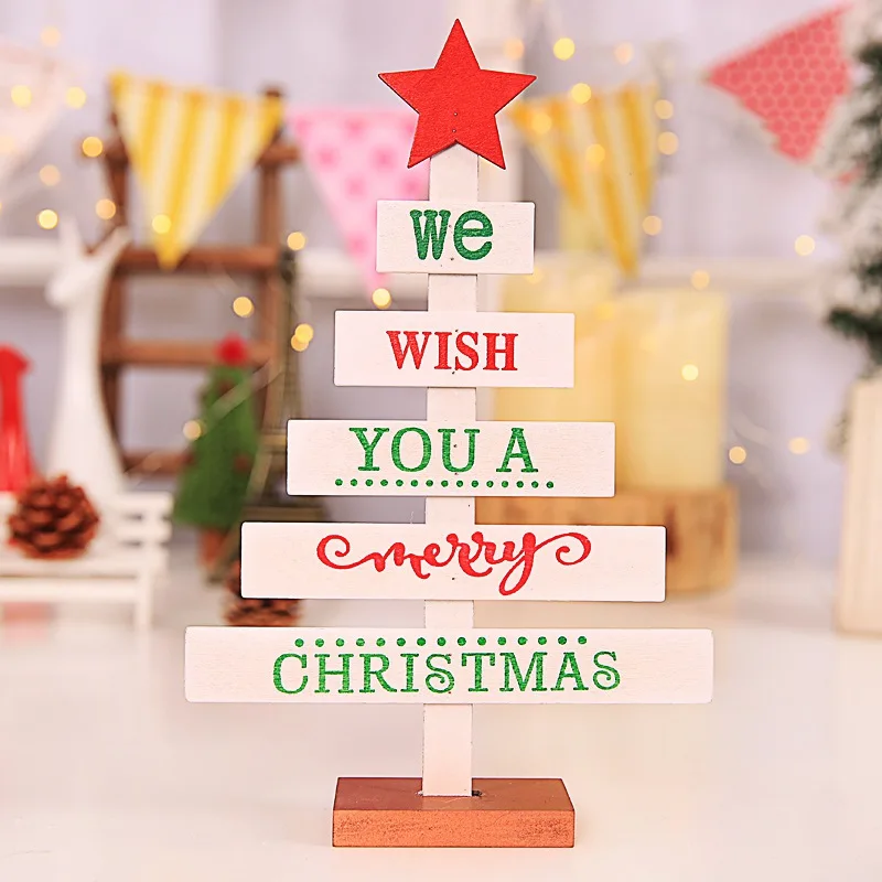 New Mini Wooden Merry Christmas Tree Table Decor Pendants Christmas Tree Ornaments Christmas New Year Home Decor Gifts
New Mini Wooden Merry Christmas Tree Table Decor Pendants Christmas Tree Ornaments Christmas New Year Home Decor Gifts